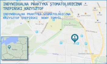 INDYWIDUALNA PRAKTYKA STOMATOLOGICZNA KRZYSZTOF TREPIŃSKI - INDYWIDUALNA PRAKTYKA STOMATOLOGICZNA TREPIŃSKI KRZYSZTOF - TYSIĄCLECIA 14/-,  NOWY TOMYŚL