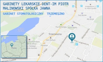 GABINET STOMATOLOGICZNY - GABINETY LEKARSKIE DENT-IM PIOTR MALINOWSKI SPÓŁKA JAWNA - MARIANA LANGIEWICZA 2,  TRZEMESZNO