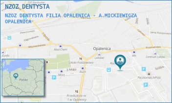 NZOZ DENTYSTA FILIA OPALENICA - A.MICKIEWICZA - NZOZ DENTYSTA - MICKIEWICZA 7,  OPALENICA