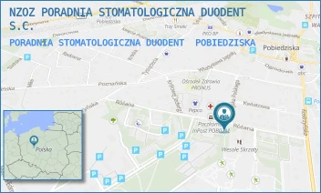 PORADNIA STOMATOLOGICZNA DUODENT - NZOZ PORADNIA STOMATOLOGICZNA DUODENT S.C. - RÓŻANA 1F,  POBIEDZISKA