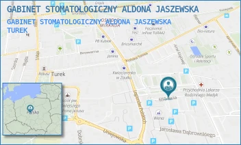 GABINET STOMATOLOGICZNY ALDONA JASZEWSKA - GABINET STOMATOLOGICZNY ALDONA JASZEWSKA - 650-LECIA 12,  TUREK