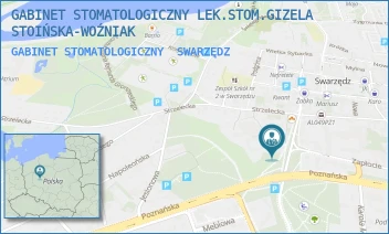 GABINET STOMATOLOGICZNY - GABINET STOMATOLOGICZNY LEK.STOM.GIZELA STOIŃSKA-WOŹNIAK - PIASKI 22,  SWARZĘDZ