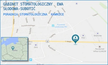 PORADNIA STOMATOLOGICZNA - GABINET STOMATOLOGICZNY  EWA SŁODOWA-SUBOTIC - 5,  KAWNICE