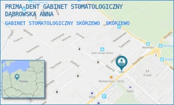 GABINET STOMATOLOGICZNY SKÓRZEWO - PRIMA-DENT GABINET STOMATOLOGICZNY DĄBROWSKA ANNA - POZNAŃSKA 115,  SKÓRZEWO