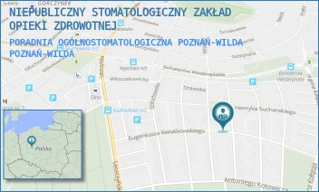 PORADNIA OGÓLNOSTOMATOLOGICZNA POZNAŃ-WILDA - NIEPUBLICZNY STOMATOLOGICZNY ZAKŁAD OPIEKI ZDROWOTNEJ - ZYGALSKIEGO 22,  POZNAŃ-WILDA