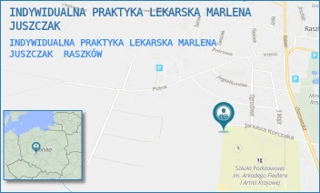 INDYWIDUALNA PRAKTYKA LEKARSKA MARLENA JUSZCZAK - INDYWIDUALNA PRAKTYKA LEKARSKA MARLENA JUSZCZAK - KORCZAKA 2,  RASZKÓW