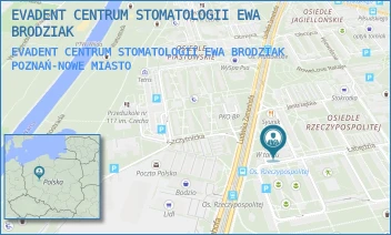 EVADENT CENTRUM STOMATOLOGII EWA BRODZIAK - EVADENT CENTRUM STOMATOLOGII EWA BRODZIAK - RZECZYPOSPOLITEJ 42,  POZNAŃ-NOWE MIASTO