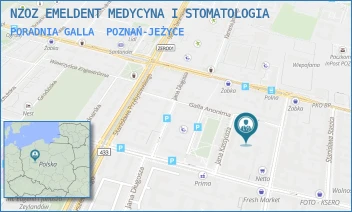 PORADNIA GALLA - NZOZ EMELDENT MEDYCYNA I STOMATOLOGIA - GALLA ANONIMA 2D,  POZNAŃ-JEŻYCE