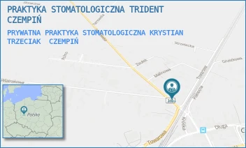 PRYWATNA PRAKTYKA STOMATOLOGICZNA KRYSTIAN TRZECIAK - PRAKTYKA STOMATOLOGICZNA TRIDENT CZEMPIŃ - STĘSZEWSKA 2B,  CZEMPIŃ