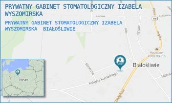 PRYWATNY GABINET STOMATOLOGICZNY IZABELA WYSZOMIRSKA - PRYWATNY GABINET STOMATOLOGICZNY IZABELA WYSZOMIRSKA - KS.KORDECKIEGO 3,  BIAŁOŚLIWIE