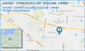 GABINET STOMATOLOGICZNY WIESŁAWA CHMURA - GABINET STOMATOLOGICZNY WIESŁAWA CHMURA - 60 PUŁKU PIECHOTY 4,  OSTRÓW WIELKOPOLSKI