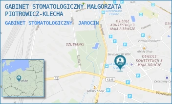 GABINET STOMATOLOGICZNY - GABINET STOMATOLOGICZNY MAŁGORZATA PIOTROWICZ-KLECHA - OS. KONSTYTUCJI 3 MAJA 19/23,  JAROCIN
