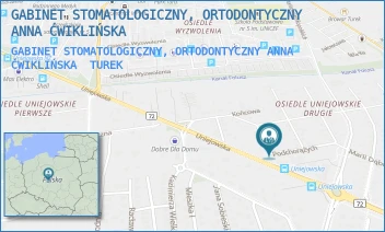 GABINET STOMATOLOGICZNY, ORTODONTYCZNY ANNA ĆWIKLIŃSKA - GABINET STOMATOLOGICZNY, ORTODONTYCZNY ANNA ĆWIKLIŃSKA - PUŁASKIEGO 9,  TUREK