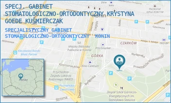 SPECJALISTYCZNY GABINET STOMATOLOGICZNO-ORTODONTYCZNY - SPECJ. GABINET STOMATOLOGICZNO-ORTODONTYCZNY KRYSTYNA GOEDE KUŚMIERCZAK - POWSTAŃCÓW WLKP. 2 A,  KONIN