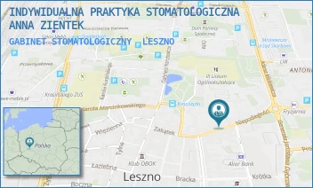 GABINET STOMATOLOGICZNY - INDYWIDUALNA PRAKTYKA STOMATOLOGICZNA ANNA ZIENTEK - NIEPODLEGŁOŚCI 21,  LESZNO