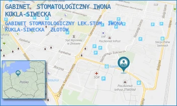 GABINET STOMATOLOGICZNY LEK.STOM. IWONA KUKLA-SIWECKA - GABINET  STOMATOLOGICZNY IWONA  KUKLA-SIWECKA - SZPITALNA 33,  ZŁOTÓW