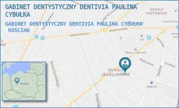 GABINET DENTYSTYCZNY DENTIVIA PAULINA CYBUŁKA - GABINET DENTYSTYCZNY DENTIVIA PAULINA CYBUŁKA - OSIEDLE JAGIELLOŃSKIE 23-26,  KOŚCIAN