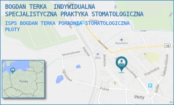 ISPS BOGDAN TERKA PORADNIA STOMATOLOGICZNA - BOGDAN TERKA  INDYWIDUALNA SPECJALISTYCZNA PRAKTYKA STOMATOLOGICZNA - JEDNOŚCI NARODOWEJ 35,  PŁOTY