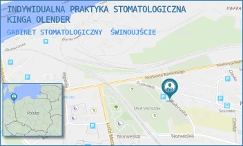 GABINET STOMATOLOGICZNY - INDYWIDUALNA PRAKTYKA STOMATOLOGICZNA KINGA OLENDER - SOSNOWA 2,  ŚWINOUJŚCIE