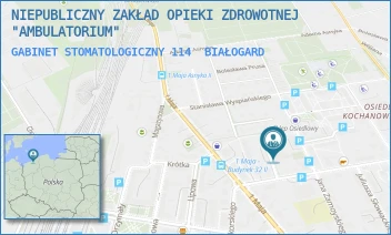 GABINET STOMATOLOGICZNY 114 - NIEPUBLICZNY ZAKŁAD OPIEKI ZDROWOTNEJ "AMBULATORIUM" - MICKIEWICZA 6 B,  BIAŁOGARD