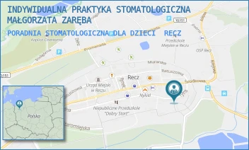 PORADNIA STOMATOLOGICZNA DLA DZIECI - INDYWIDUALNA PRAKTYKA STOMATOLOGICZNA MAŁGORZATA ZARĘBA - TYLNA 38B/4,  RECZ