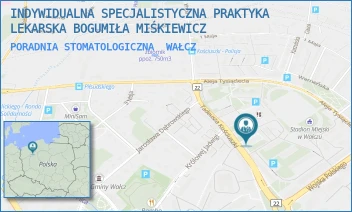 PORADNIA STOMATOLOGICZNA - INDYWIDUALNA SPECJALISTYCZNA PRAKTYKA LEKARSKA BOGUMIŁA MIŚKIEWICZ - KOŚCIUSZKI 19/39,  WAŁCZ