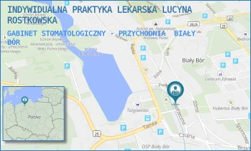 GABINET STOMATOLOGICZNY - PRZYCHODNIA - INDYWIDUALNA PRAKTYKA LEKARSKA LUCYNA ROSTKOWSKA - NADRZECZNA 2A/4,  BIAŁY BÓR