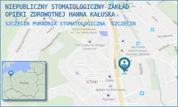 SZCZECIN PORADNIA STOMATOLOGICZNA - NIEPUBLICZNY STOMATOLOGICZNY ZAKŁAD OPIEKI ZDROWOTNEJ HANNA KAŁUSKA - DUŃSKA 27B/3,  SZCZECIN