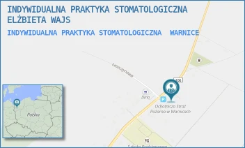 INDYWIDUALNA PRAKTYKA STOMATOLOGICZNA - INDYWIDUALNA PRAKTYKA STOMATOLOGICZNA ELŻBIETA WAJS - 38,  WARNICE