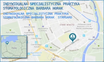 INDYWIDUALNA SPECJALISTYCZNA PRAKTYKA STOMATOLOGICZNA BARBARA HORAK - INDYWIDUALNA SPECJALISTYCZNA PRAKTYKA STOMATOLOGICZNA BARBARA HORAK - KRZYWOUSTEGO 6B/4,  STARGARD