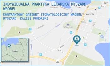 KONTRAKTOWY GABINET STOMATOLOGICZNY WRÓBEL RYSZARD - INDYWIDUALNA PRAKTYKA LEKARSKA RYSZARD WRÓBEL - WOLNOŚCI 14,  KALISZ POMORSKI