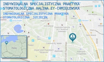 INDYWIDUALNA SPECJALISTYCZNA PRAKTYKA STOMATOLOGICZNA - INDYWIDUALNA SPECJALISTYCZNA PRAKTYKA STOMATOLOGICZNA HALINA EY-CHMIELEWSKA - KOSTKI NAPIERSKIEGO 55,  SZCZECIN
