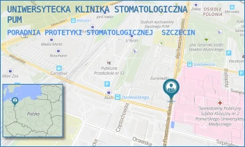 PORADNIA PROTETYKI STOMATOLOGICZNEJ - UNIWERSYTECKA KLINIKA STOMATOLOGICZNA PUM - POWSTANCÓW WIELKOPOLSKICH 72/18,  SZCZECIN