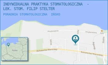 PORADNIA STOMATOLOGICZNA - INDYWIDUALNA PRAKTYKA STOMATOLOGICZNA  - LEK. STOM. FILIP STELTER - PIĘKNA 1,  IŃSKO