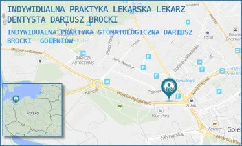 INDYWIDUALNA PRAKTYKA STOMATOLOGICZNA DARIUSZ BROCKI - INDYWIDUALNA PRAKTYKA LEKARSKA LEKARZ DENTYSTA DARIUSZ BROCKI - SŁOWACKIEGO 1A,  GOLENIÓW