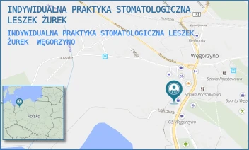 INDYWIDUALNA PRAKTYKA STOMATOLOGICZNA LESZEK ŻUREK - INDYWIDUALNA PRAKTYKA STOMATOLOGICZNA LESZEK ŻUREK - GRUNWALDZKA 27/2,  WĘGORZYNO