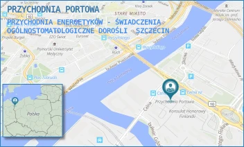 PRZYCHODNIA ENERGETYKÓW - ŚWIADCZENIA OGÓLNOSTOMATOLOGICZNE DOROŚLI - PRZYCHODNIA PORTOWA - ENERGETYKÓW 2,  SZCZECIN