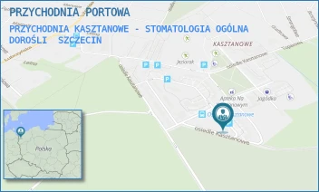 PRZYCHODNIA KASZTANOWE - STOMATOLOGIA OGÓLNA DOROŚLI - PRZYCHODNIA PORTOWA - OS. KASZTANOWE 50,  SZCZECIN