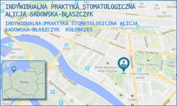 INDYWIDUALNA PRAKTYKA STOMATOLOGICZNA ALICJA SADOWSKA-BŁASZCZYK - INDYWIDUALNA PRAKTYKA STOMATOLOGICZNA ALICJA SADOWSKA-BŁASZCZYK - DWORCOWA 12,  KOŁOBRZEG