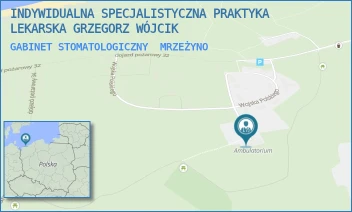 GABINET STOMATOLOGICZNY - INDYWIDUALNA SPECJALISTYCZNA PRAKTYKA LEKARSKA GRZEGORZ WÓJCIK - WOJSKA POLSKIEGO 1,  MRZEŻYNO