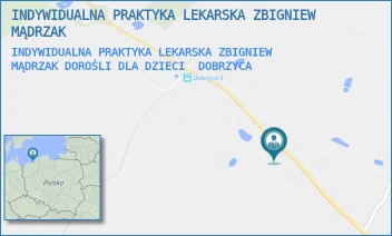 INDYWIDUALNA PRAKTYKA LEKARSKA ZBIGNIEW MĄDRZAK DOROŚLI DLA DZIECI - INDYWIDUALNA PRAKTYKA LEKARSKA ZBIGNIEW MĄDRZAK - 26,  DOBRZYCA