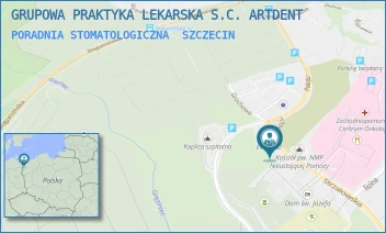 PORADNIA STOMATOLOGICZNA - GRUPOWA PRAKTYKA LEKARSKA S.C. ARTDENT - STRZAŁOWSKA 25,  SZCZECIN