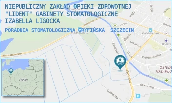 PORADNIA STOMATOLOGICZNA GRYFIŃSKA - NIEPUBLICZNY ZAKŁAD OPIEKI ZDROWOTNEJ "LIDENT" GABINETY STOMATOLOGICZNE IZABELLA LIGOCKA - GRYFIŃSKA 2,  SZCZECIN