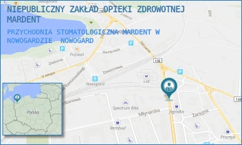 PRZYCHODNIA STOMATOLOGICZNA MARDENT W NOWOGARDZIE - NIEPUBLICZNY ZAKŁAD OPIEKI ZDROWOTNEJ MARDENT - 15 LUTEGO 17,  NOWOGARD