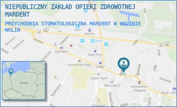 PRZYCHODNIA STOMATOLOGICZNA MARDENT W WOLINIE - NIEPUBLICZNY ZAKŁAD OPIEKI ZDROWOTNEJ MARDENT - PROSTA 1,  WOLIN