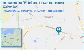 INDYWIDUALNA PRAKTYKA LEKARSKA - INDYWIDUALNA PRAKTYKA LEKARSKA JOANNA SZYMONIAK - PONIATOWSKIEGO 15,  MIESZKOWICE