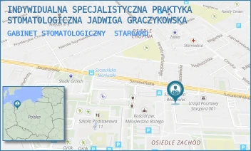 GABINET STOMATOLOGICZNY - INDYWIDUALNA SPECJALISTYCZNA PRAKTYKA STOMATOLOGICZNA JADWIGA GRACZYKOWSKA - OSIEDLE ZACHÓD A 17/15,  STARGARD