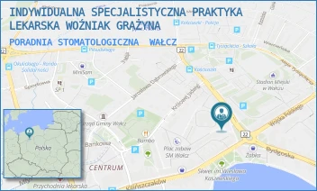 PORADNIA STOMATOLOGICZNA - INDYWIDUALNA SPECJALISTYCZNA PRAKTYKA LEKARSKA WOŹNIAK GRAŻYNA - KOŚCIUSZKI 2/5,  WAŁCZ