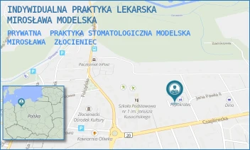 PRYWATNA  PRAKTYKA STOMATOLOGICZNA MODELSKA MIROSŁAWA - INDYWIDUALNA PRAKTYKA LEKARSKA MIROSŁAWA MODELSKA - PLAC 650 LECIA 1,  ZŁOCIENIEC