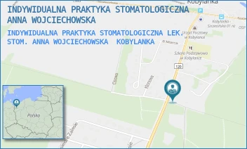 INDYWIDUALNA PRAKTYKA STOMATOLOGICZNA LEK. STOM. ANNA WOJCIECHOWSKA - INDYWIDUALNA PRAKTYKA STOMATOLOGICZNA ANNA WOJCIECHOWSKA - SZKOLNA 20,  KOBYLANKA